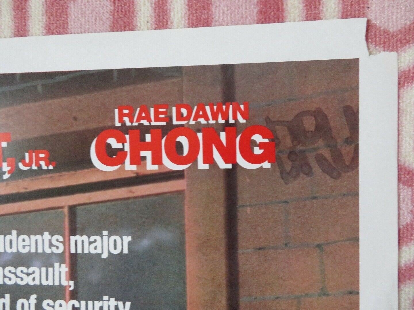 THE PRINCIPAL US ONE SHEET (27"x 41") POSTER JIM BELUSHI LOIS GOSSETT, JR, 1987 Movie posters