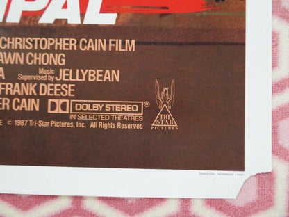 THE PRINCIPAL US ONE SHEET (27"x 41") POSTER JIM BELUSHI LOIS GOSSETT, JR, 1987 Movie posters