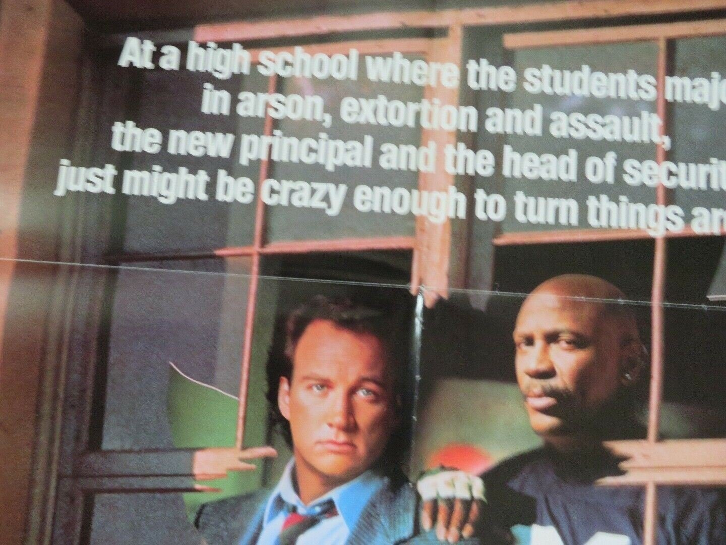 THE PRINCIPAL US ONE SHEET (27"x 41") POSTER JIM BELUSHI LOIS GOSSETT, JR, 1987 Movie posters