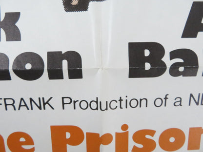 THE PRISONER OF SECOND AVENUE FOLDED US ONE SHEET POSTER JACK LEMMON 1975 Rendezvous Cinema Movie posters