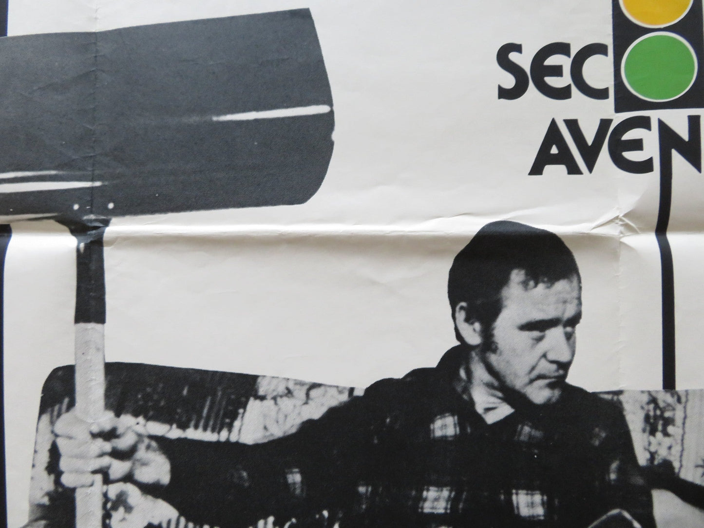 THE PRISONER OF SECOND AVENUE UK QUAD POSTER FOLDED JACK LEMMON BANCROFT 1975 Rendezvous Cinema Movie posters