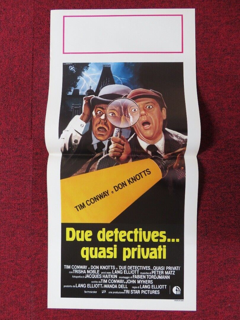 THE PRIVATE EYES ITALIAN LOCANDINA (27.5"x13") POSTER TIM CONWAY DON KNOTTS '80 - Rendezvous Cinema