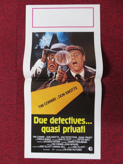 THE PRIVATE EYES ITALIAN LOCANDINA (27.5"x13") POSTER TIM CONWAY DON KNOTTS '80 - Rendezvous Cinema