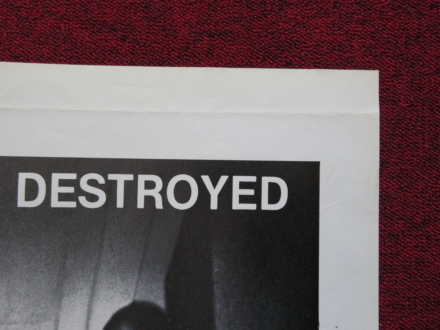 THE PRIVATE FILES OF J. EDGAR HOOVER FOLDED US ONE SHEET POSTER B. CRAWFORD 1977 Rendezvous Cinema Movie posters