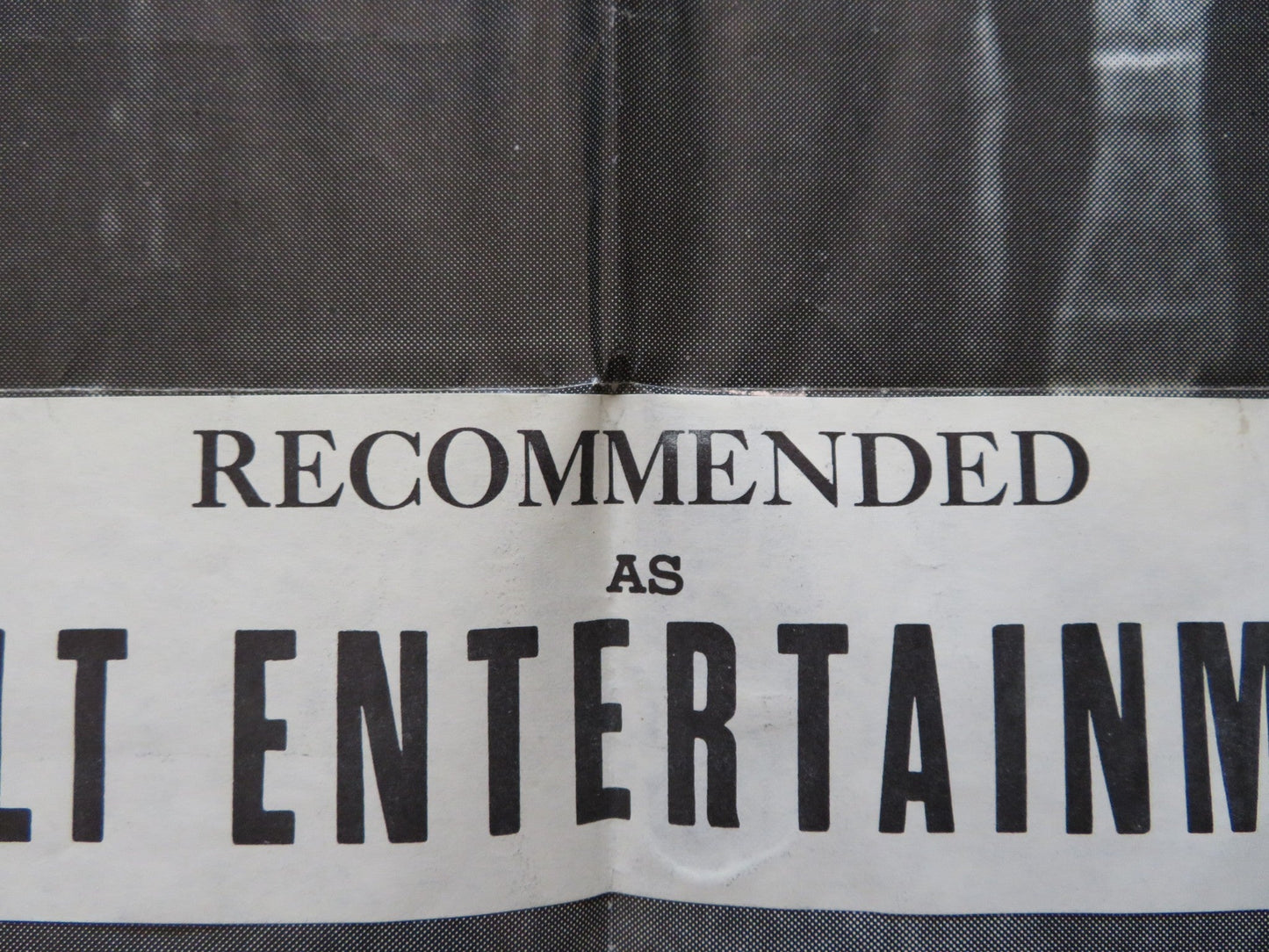 THE PRIVATE FILES OF J. EDGAR HOOVER FOLDED US ONE SHEET POSTER B. CRAWFORD 1977 Rendezvous Cinema Movie posters