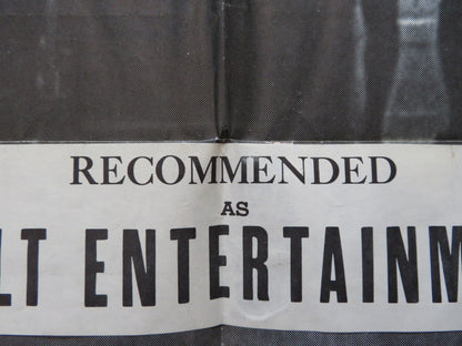 THE PRIVATE FILES OF J. EDGAR HOOVER FOLDED US ONE SHEET POSTER B. CRAWFORD 1977 Rendezvous Cinema Movie posters