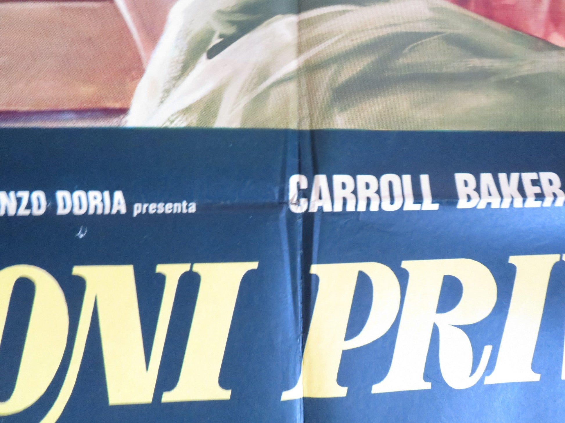 THE PRIVATE LESSON ITALIAN 2 FOGLIO POSTER CARROLL BAKER ROSALINO CELLAMARE 1975 Rendezvous Cinema Movie posters