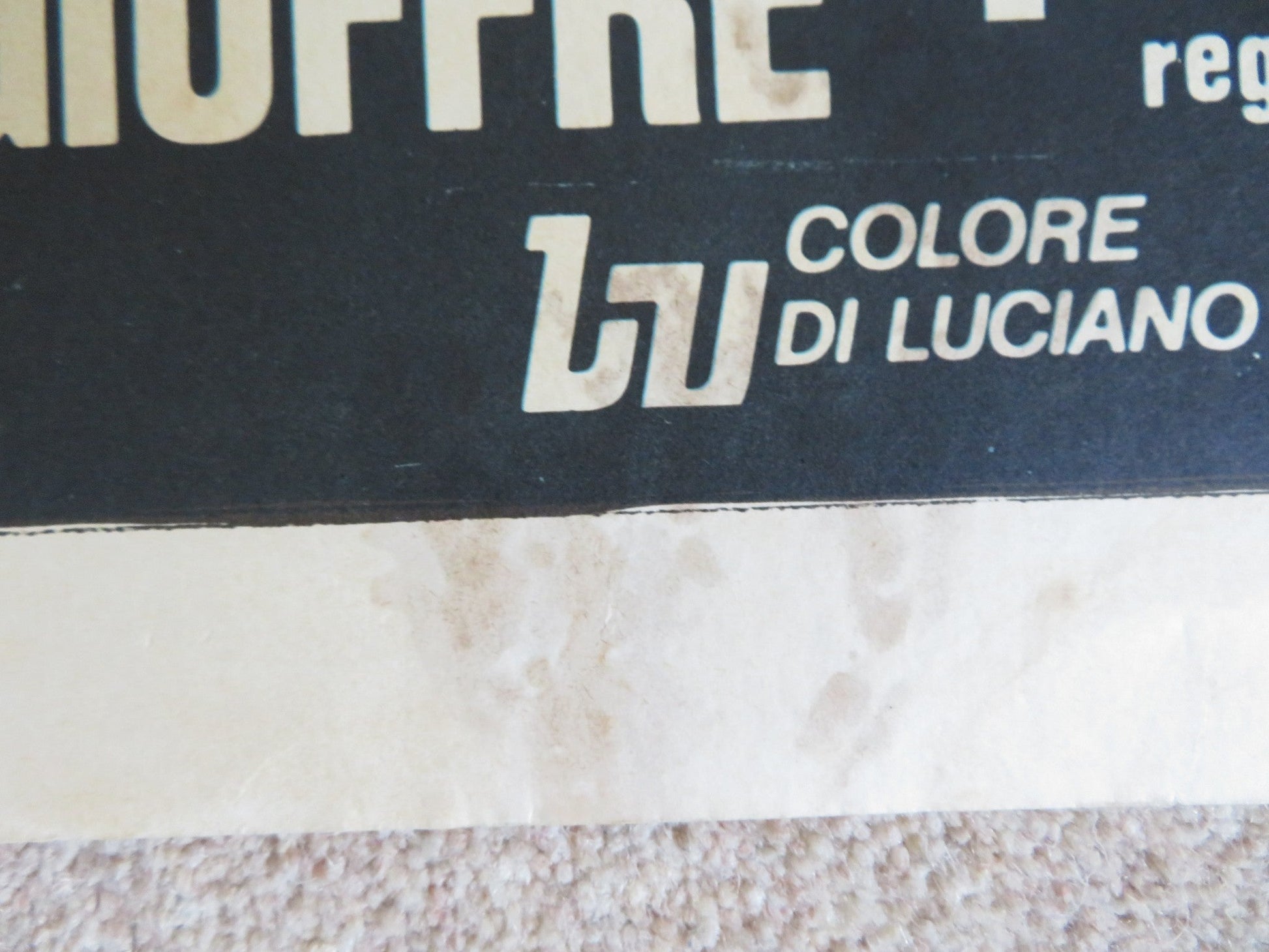 THE PRIVATE LESSON ITALIAN 2 FOGLIO POSTER CARROLL BAKER ROSALINO CELLAMARE 1975 Rendezvous Cinema Movie posters