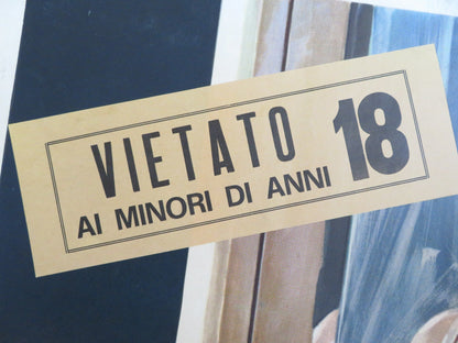 THE PRIVATE LESSON ITALIAN 2 FOGLIO POSTER CARROLL BAKER ROSALINO CELLAMARE 1975 Rendezvous Cinema Movie posters