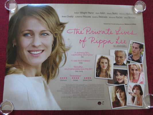 THE PRIVATE LIVES OF PIPPA LEE UK QUAD (30"x 40") ROLLED POSTER R. WRIGHT 2009 Rendezvous Cinema Movie posters