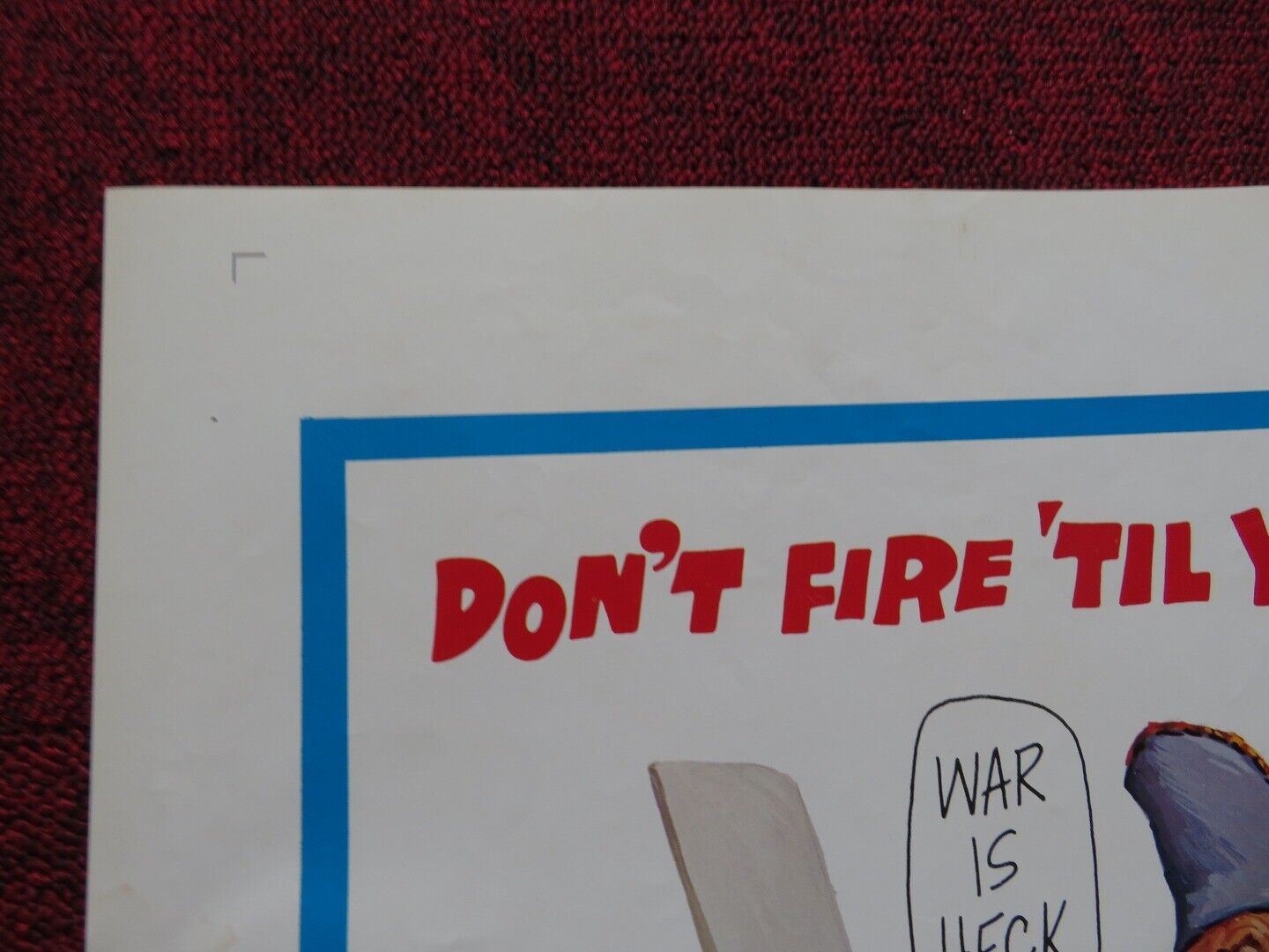 THE PRIVATE NAVY OF SGT.O'FARRELL FOLDED US ONE SHEET POSTER BOB HOPE 1968 Movie posters