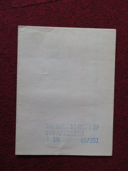 THE PRIVATE NAVY OF SGT.O'FARRELL FOLDED US ONE SHEET POSTER BOB HOPE 1968 Movie posters
