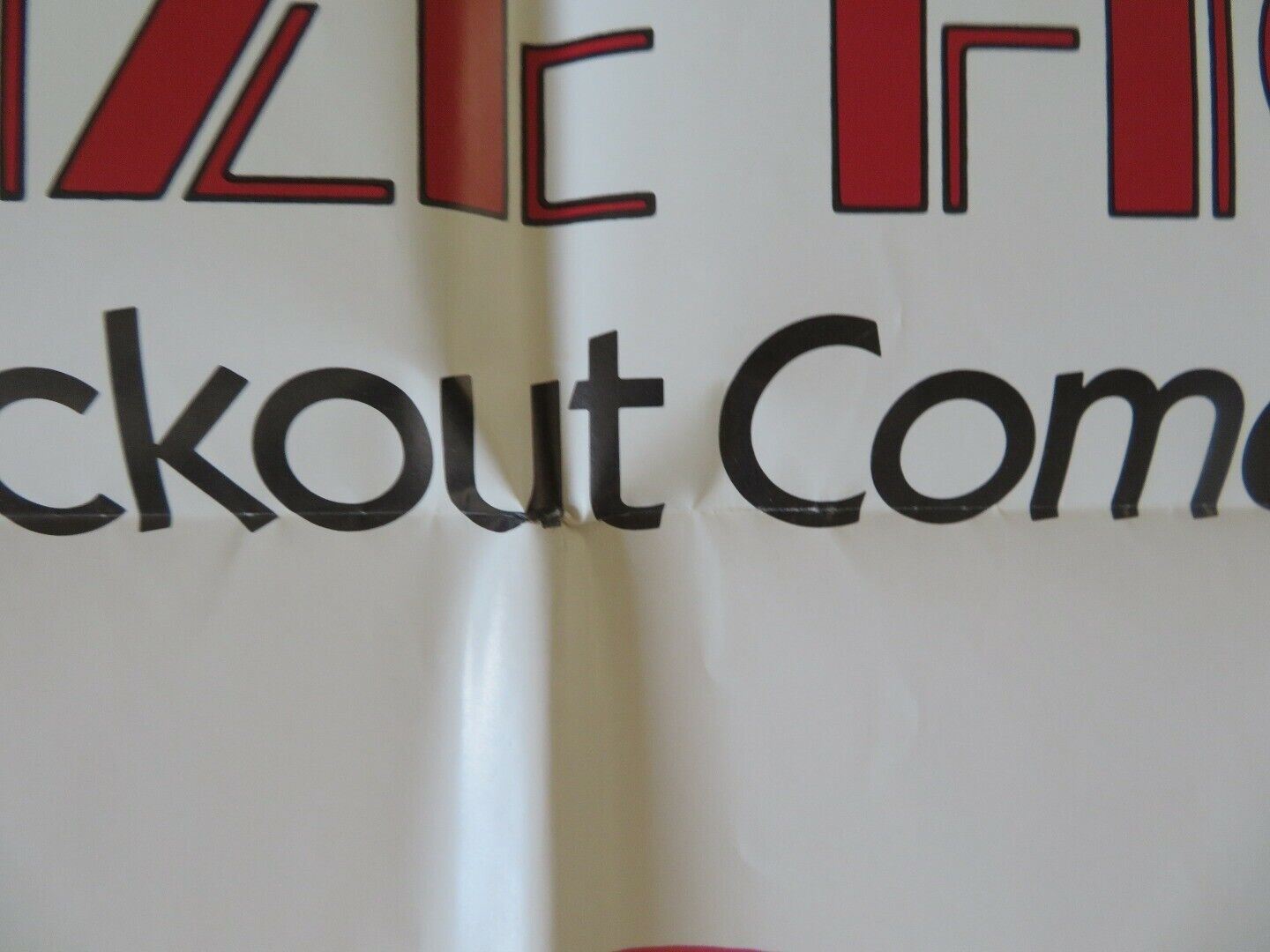 THE PRIZE FIGHTER FOLDED US ONE SHEET POSTER DON KNOTTS TIM CONWAY 1979 Movie posters