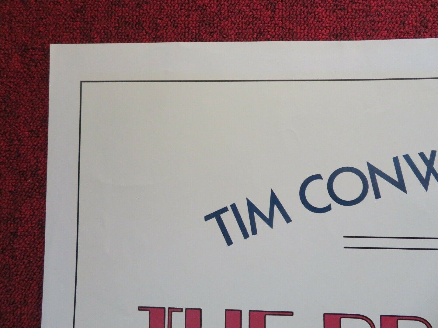 THE PRIZE FIGHTER FOLDED US ONE SHEET POSTER TIM CONWAY DON KNOTTS 1979 Movie posters