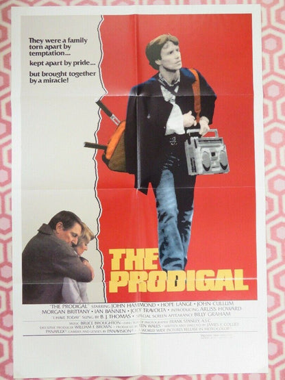 THE PRODIGAL FOLDED US ONE SHEET POSTER JOHN HAMMOND HOPE LANGE 1983 Movie posters