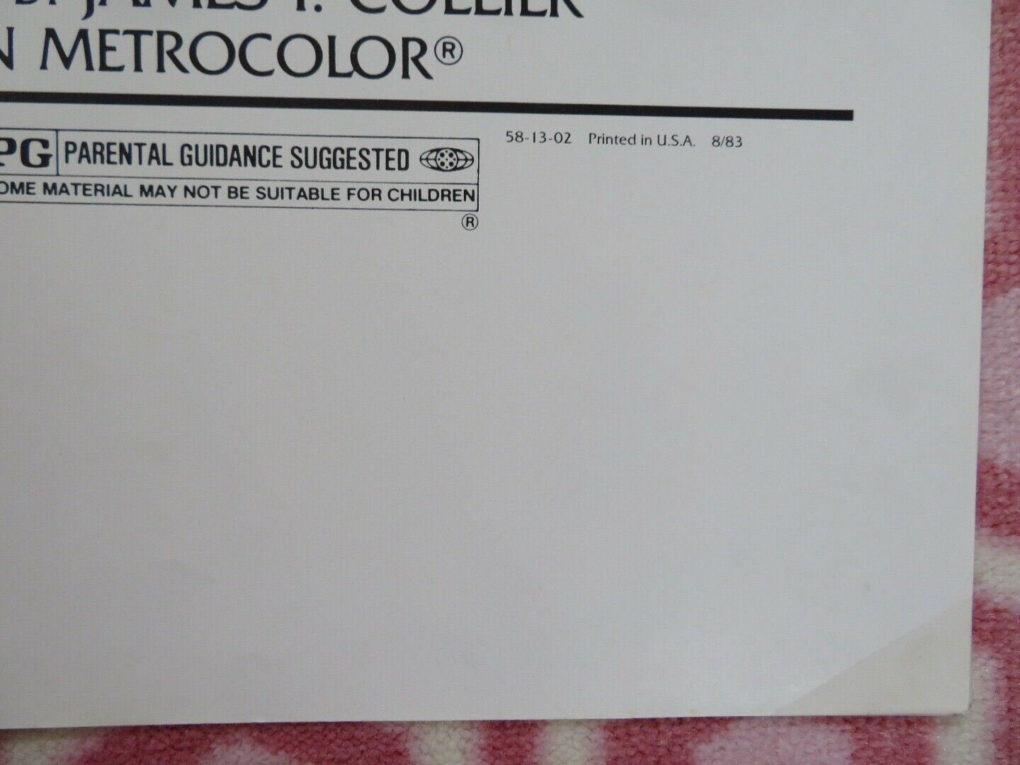 THE PRODIGAL FOLDED US ONE SHEET POSTER JOHN HAMMOND HOPE LANGE 1983 Movie posters