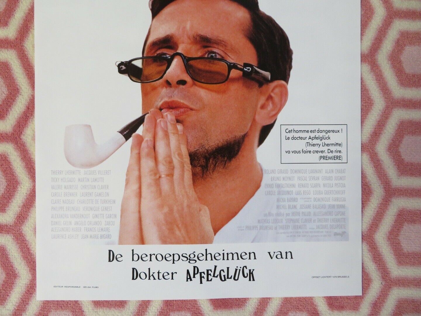 THE PROFESSIONAL SECRETS OF DR.APFELGLUCK BELGIUM (21"x14") POSTER 1991 Movie posters