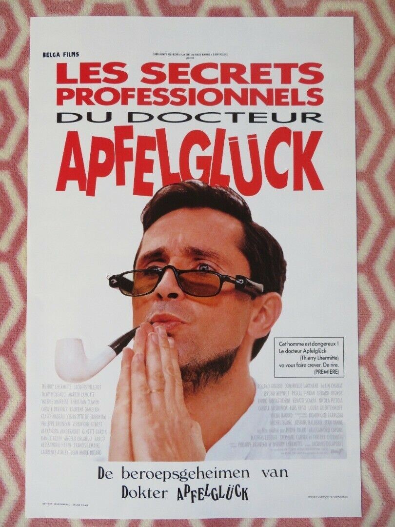 THE PROFESSIONAL SECRETS OF DR.APFELGLUCK BELGIUM (21"x14") POSTER 1991 Movie posters