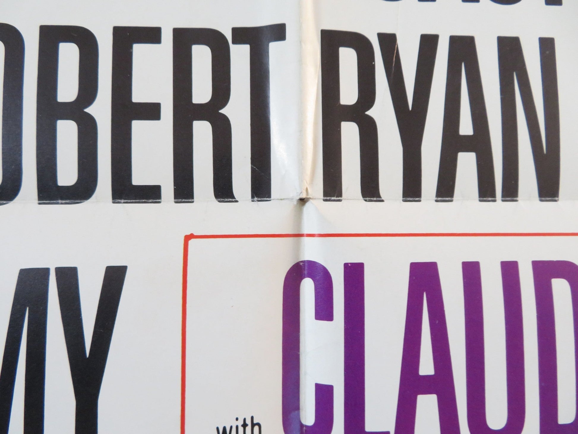 THE PROFESSIONALS FOLDED US ONE SHEET POSTER BURT LANCASTER LEE MARVIN 1966 Rendezvous Cinema Movie posters