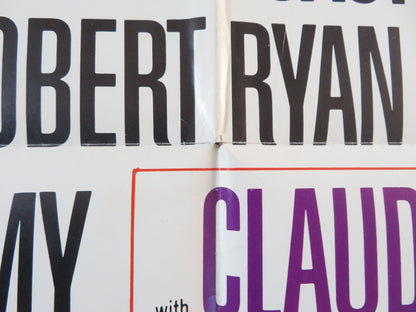 THE PROFESSIONALS FOLDED US ONE SHEET POSTER BURT LANCASTER LEE MARVIN 1966 Rendezvous Cinema Movie posters