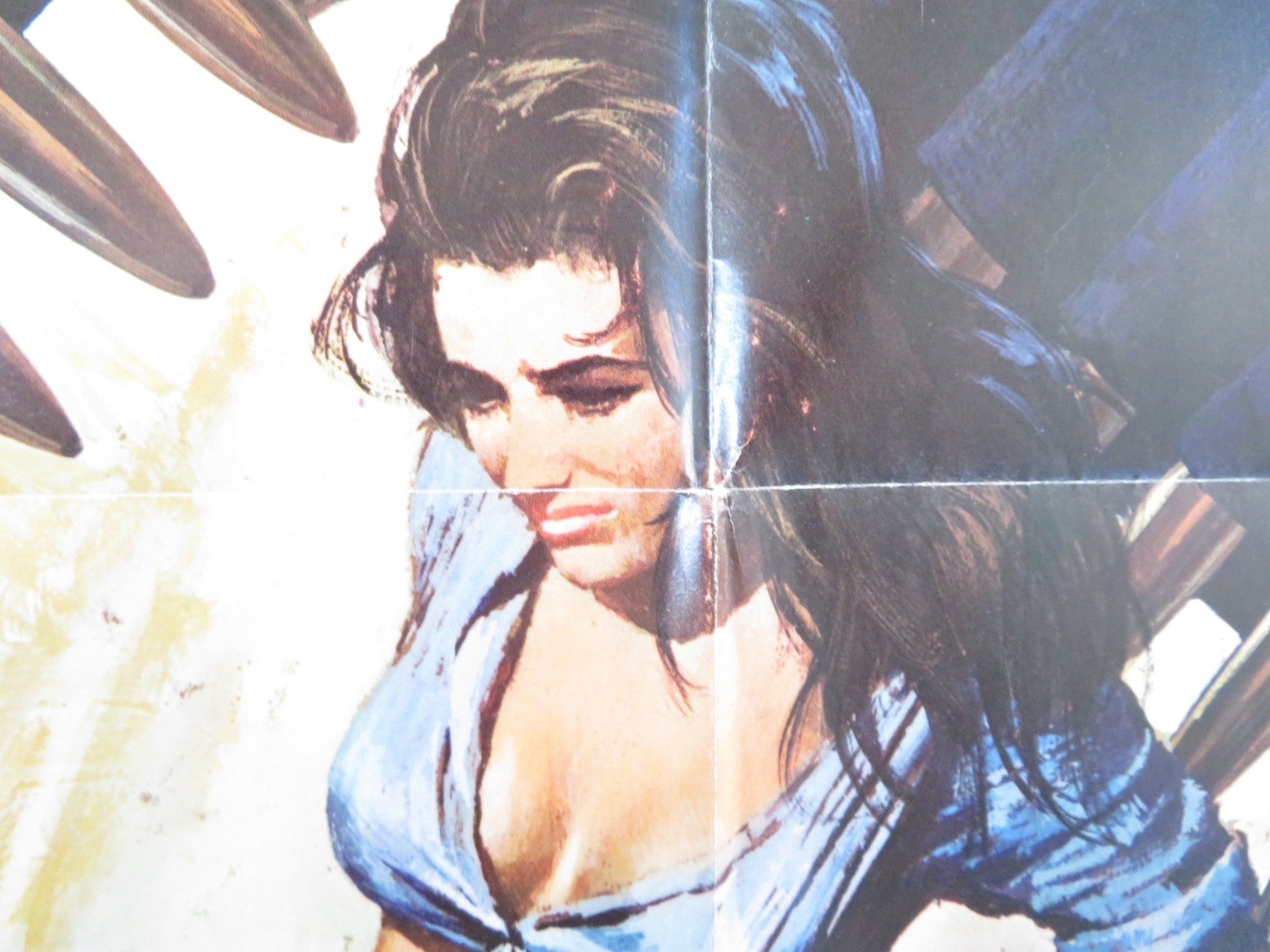 THE PROFESSIONALS FOLDED US ONE SHEET POSTER BURT LANCASTER LEE MARVIN 1966 Rendezvous Cinema Movie posters