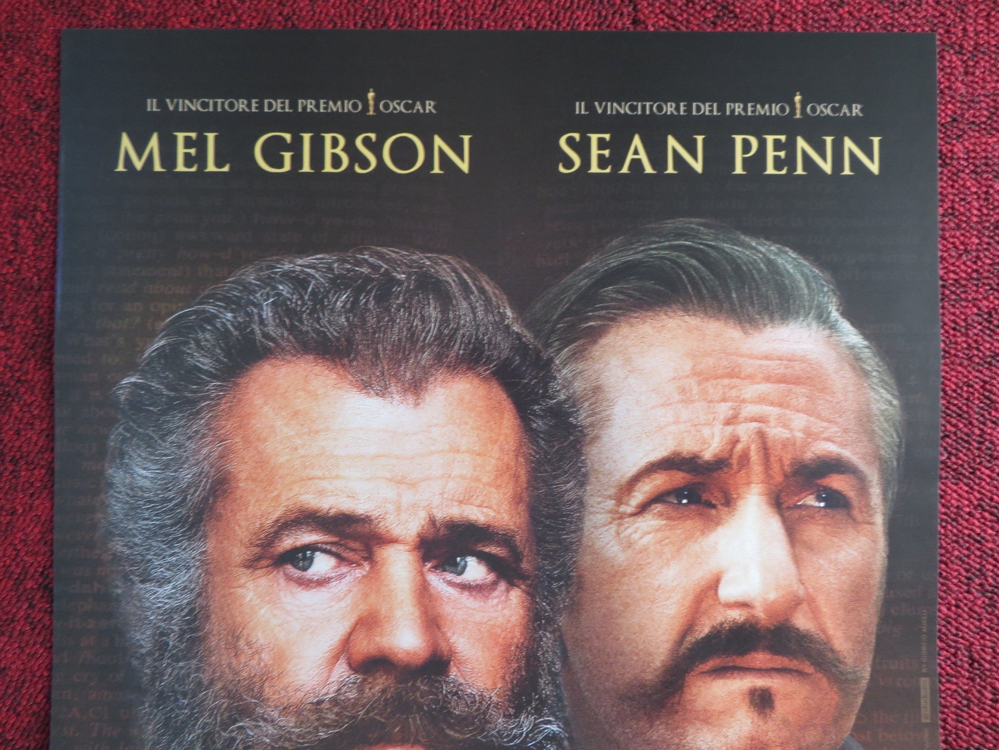 THE PROFESSOR AND THE MADMAN ITALIAN LOCANDINA POSTER MEL GIBSON SEAN PENN 2019 Rendezvous Cinema Movie posters