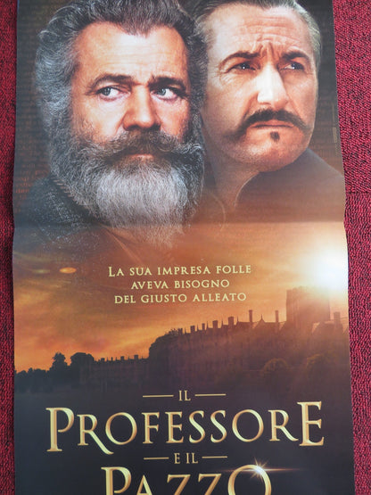 THE PROFESSOR AND THE MADMAN ITALIAN LOCANDINA POSTER MEL GIBSON SEAN PENN 2019 Rendezvous Cinema Movie posters