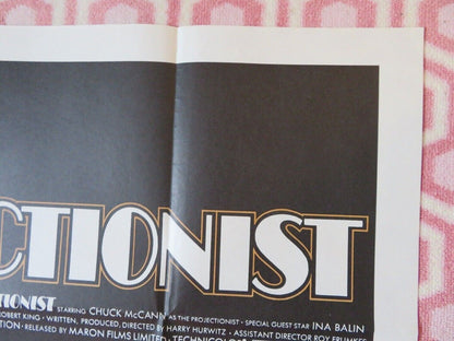 THE PROJECTIONIST FOLDED US ONE SHEET POSTER CHUCK MCCANN R DANGERFIELD 1970 Movie posters