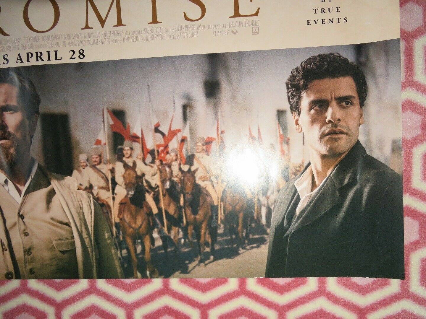 THE PROMISE BRITISH QUAD (30"x 40") ROLLED POSTER CHRISTIAN BALE OSCAR ISSAC '16 Movie posters
