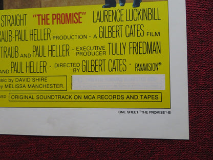 THE PROMISE STYLE B FOLDED US ONE SHEET POSTER KATHLEEN QUINLAN S. COLLINS 1979 Rendezvous Cinema Movie posters