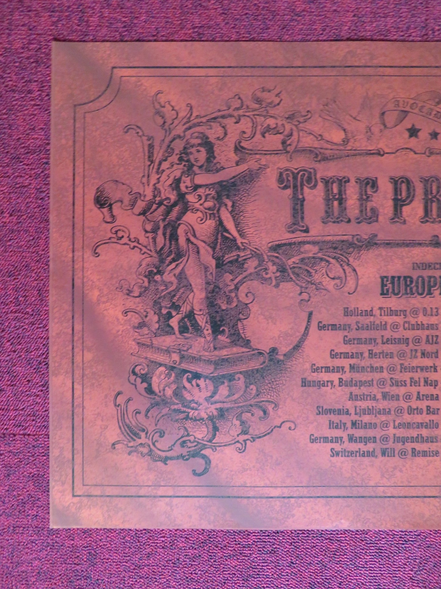 THE PROMISE US MUSIC PROMO TOUR POSTER 2005 Rendezvous Cinema Movie posters