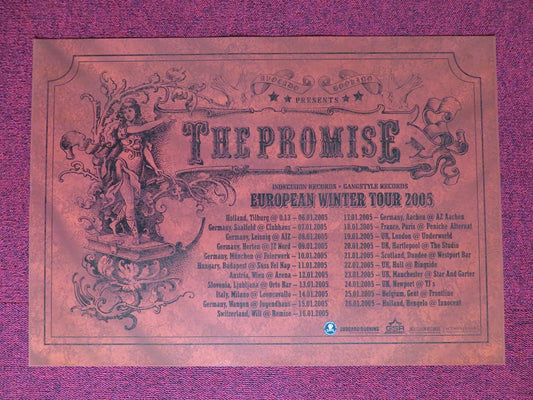 THE PROMISE US MUSIC PROMO TOUR POSTER 2005 Rendezvous Cinema Movie posters