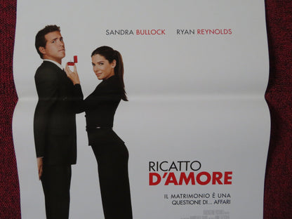 THE PROPOSAL ITALIAN LOCANDINA POSTER SANDRA BULLOCK RYAN REYNOLDS 2009 Rendezvous Cinema Movie posters