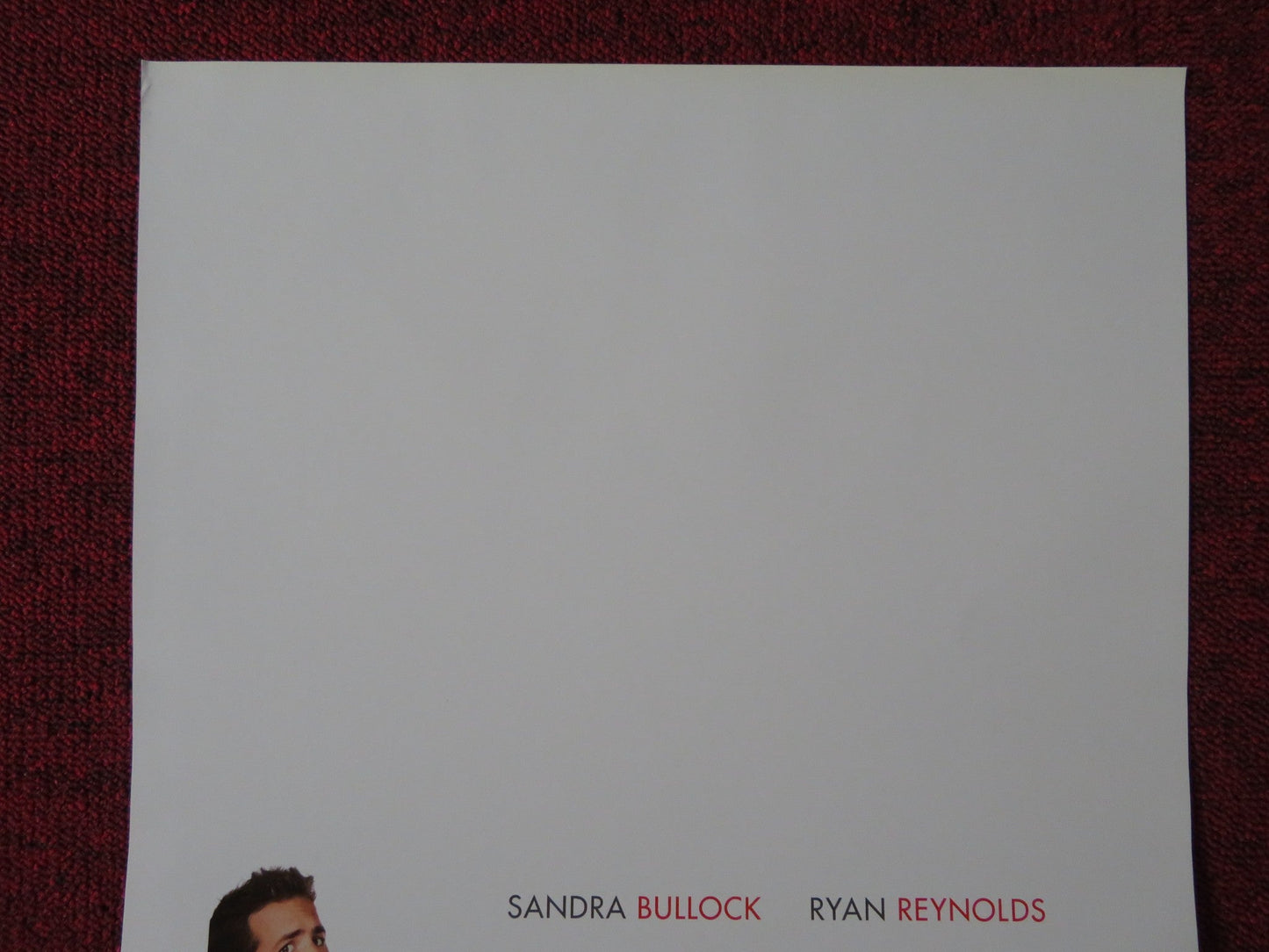 THE PROPOSAL ITALIAN LOCANDINA POSTER SANDRA BULLOCK RYAN REYNOLDS 2009 Rendezvous Cinema Movie posters