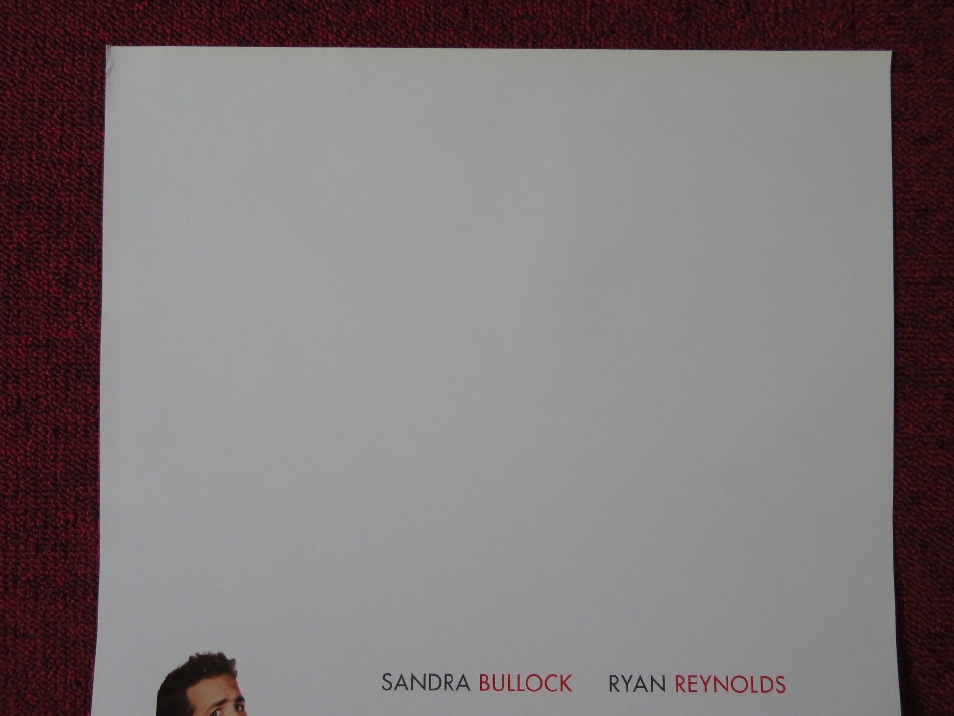 THE PROPOSAL ITALIAN LOCANDINA POSTER SANDRA BULLOCK RYAN REYNOLDS 2009 Rendezvous Cinema Movie posters