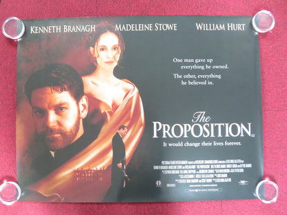 THE PROPOSITION UK QUAD (30"x 40") ROLLED POSTER MADELEINE STOWE W. HURT 1998 Rendezvous Cinema Movie posters