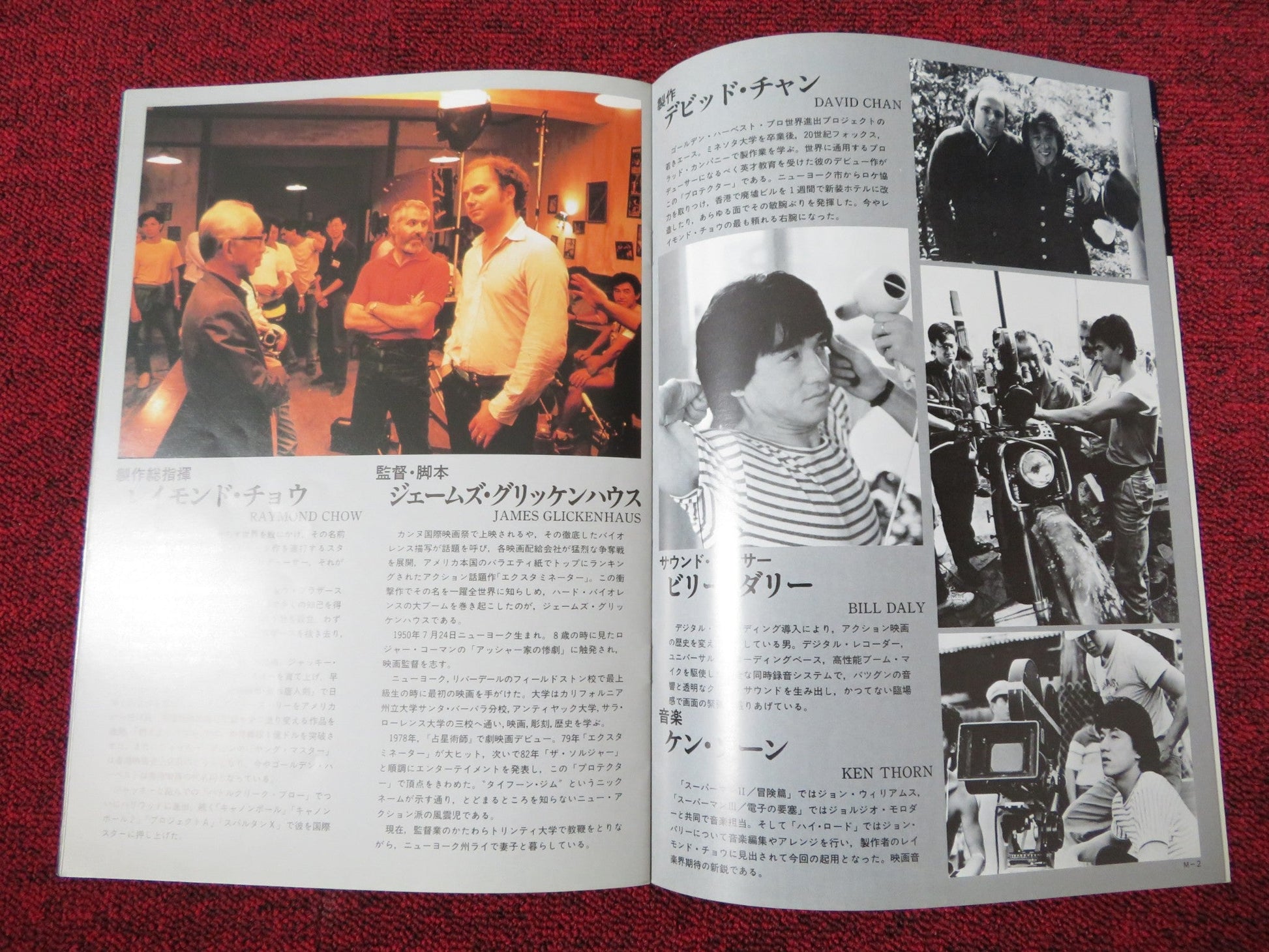 THE PROTECTOR JAPANESE BROCHURE / PRESS BOOK JACKIE CHAN DANNY AIELLO 1985 Rendezvous Cinema Movie posters