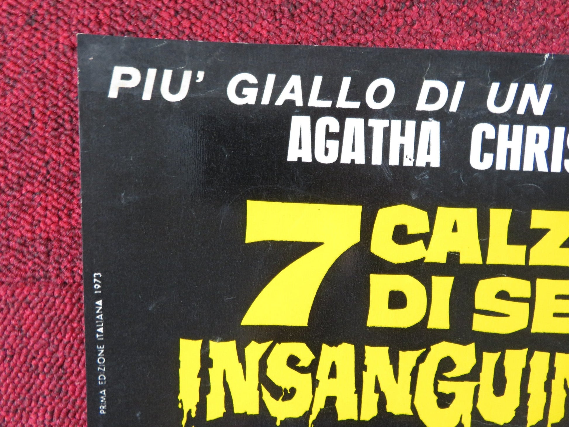 THE PSYCHO LOVER - B ITALIAN FOTOBUSTA POSTER LAWRENCE MONTAIGNE 1973 Rendezvous Cinema Movie posters