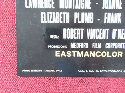 THE PSYCHO LOVER - C ITALIAN FOTOBUSTA POSTER LAWRENCE MONTAIGNE 1973 Rendezvous Cinema Movie posters