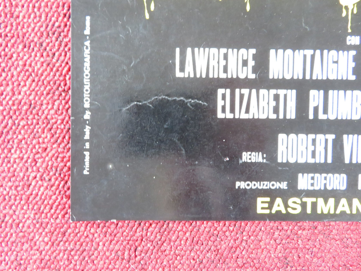 THE PSYCHO LOVER - D ITALIAN FOTOBUSTA POSTER LAWRENCE MONTAIGNE 1973 Rendezvous Cinema Movie posters