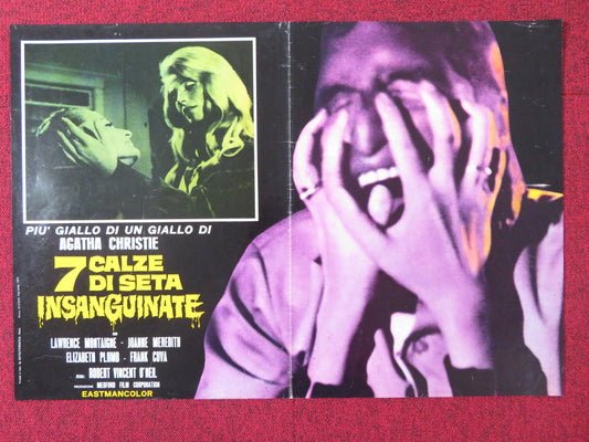 THE PSYCHO LOVER - D ITALIAN FOTOBUSTA POSTER LAWRENCE MONTAIGNE 1973 Rendezvous Cinema Movie posters