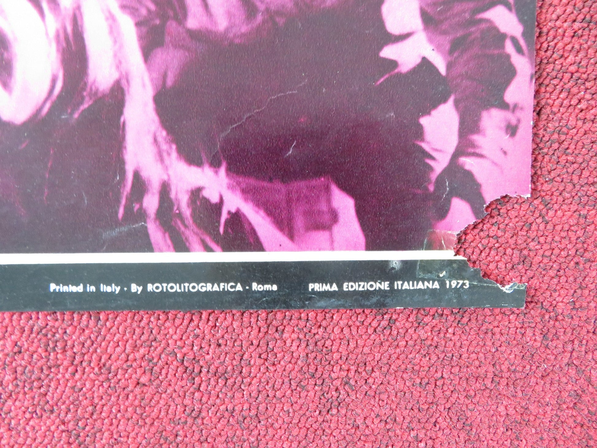 THE PSYCHO LOVER - E ITALIAN FOTOBUSTA POSTER LAWRENCE MONTAIGNE 1973 Rendezvous Cinema Movie posters