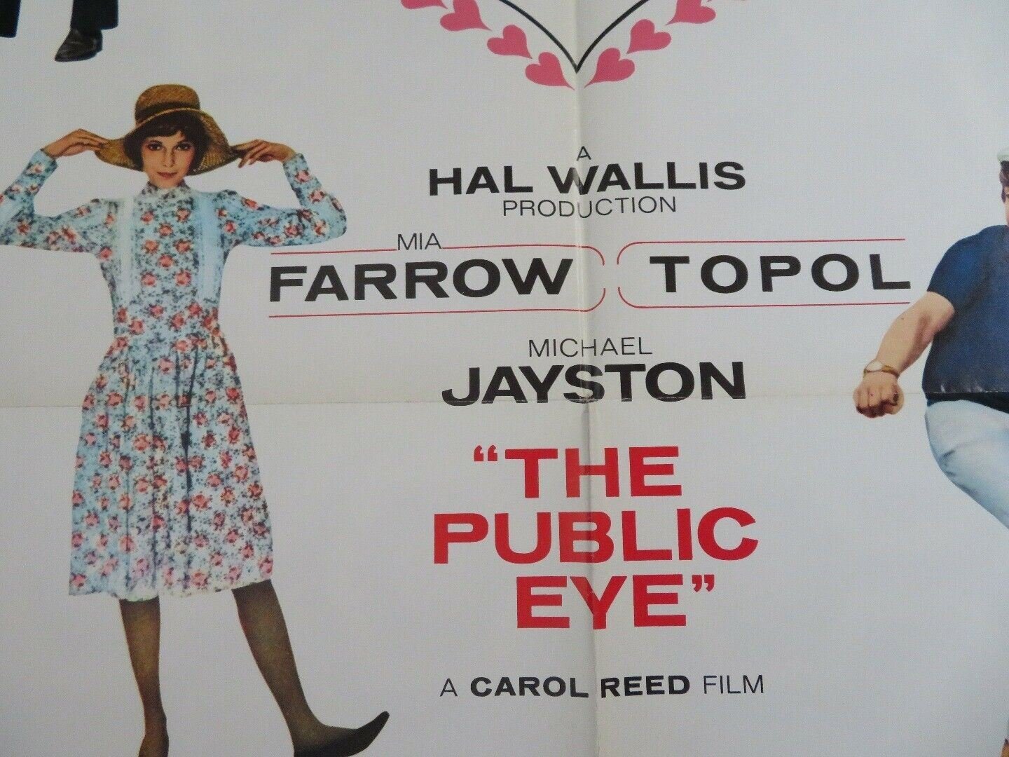 THE PUBLIC EYE US ONE SHEET POSTER MIA FARROW TOPOL MICHAEL JAYSTON - Rendezvous Cinema
