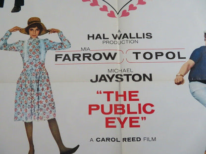 THE PUBLIC EYE US ONE SHEET POSTER MIA FARROW TOPOL MICHAEL JAYSTON - Rendezvous Cinema