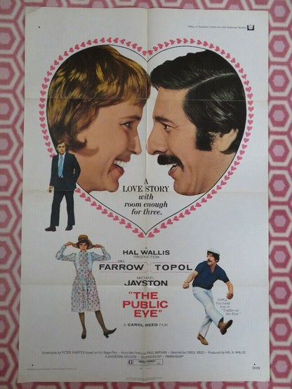 THE PUBLIC EYE US ONE SHEET POSTER MIA FARROW TOPOL MICHAEL JAYSTON - Rendezvous Cinema