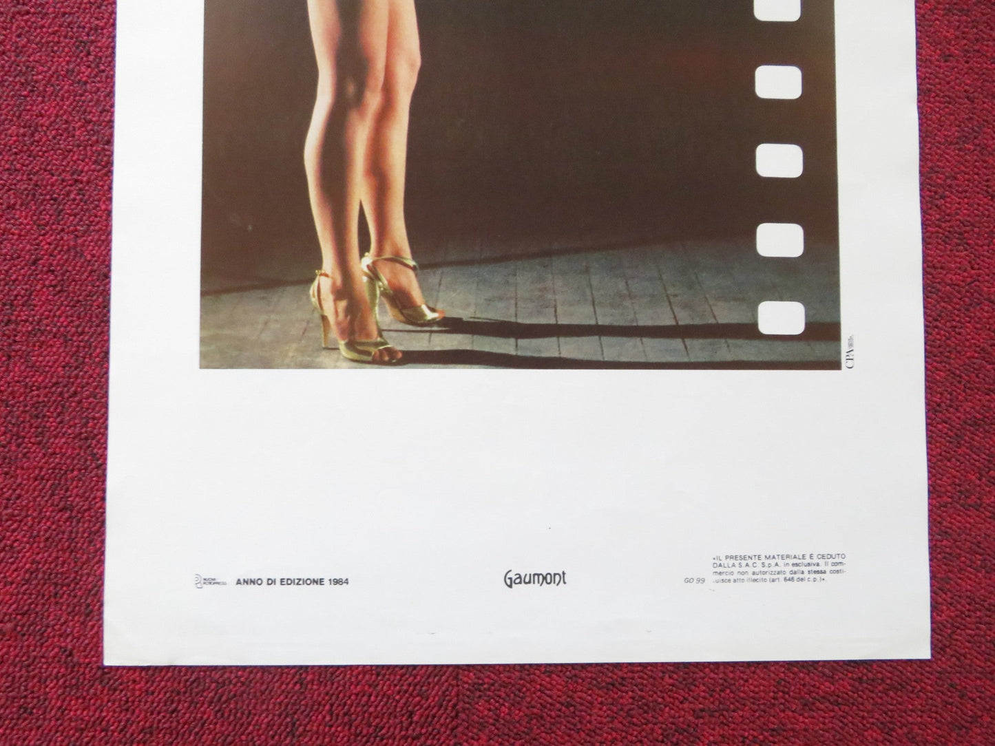 THE PUBLIC WOMAN ITALIAN LOCANDINA POSTER FRANCIS HUSTER VALERIE KAPRISKY 1984 Rendezvous Cinema Movie posters