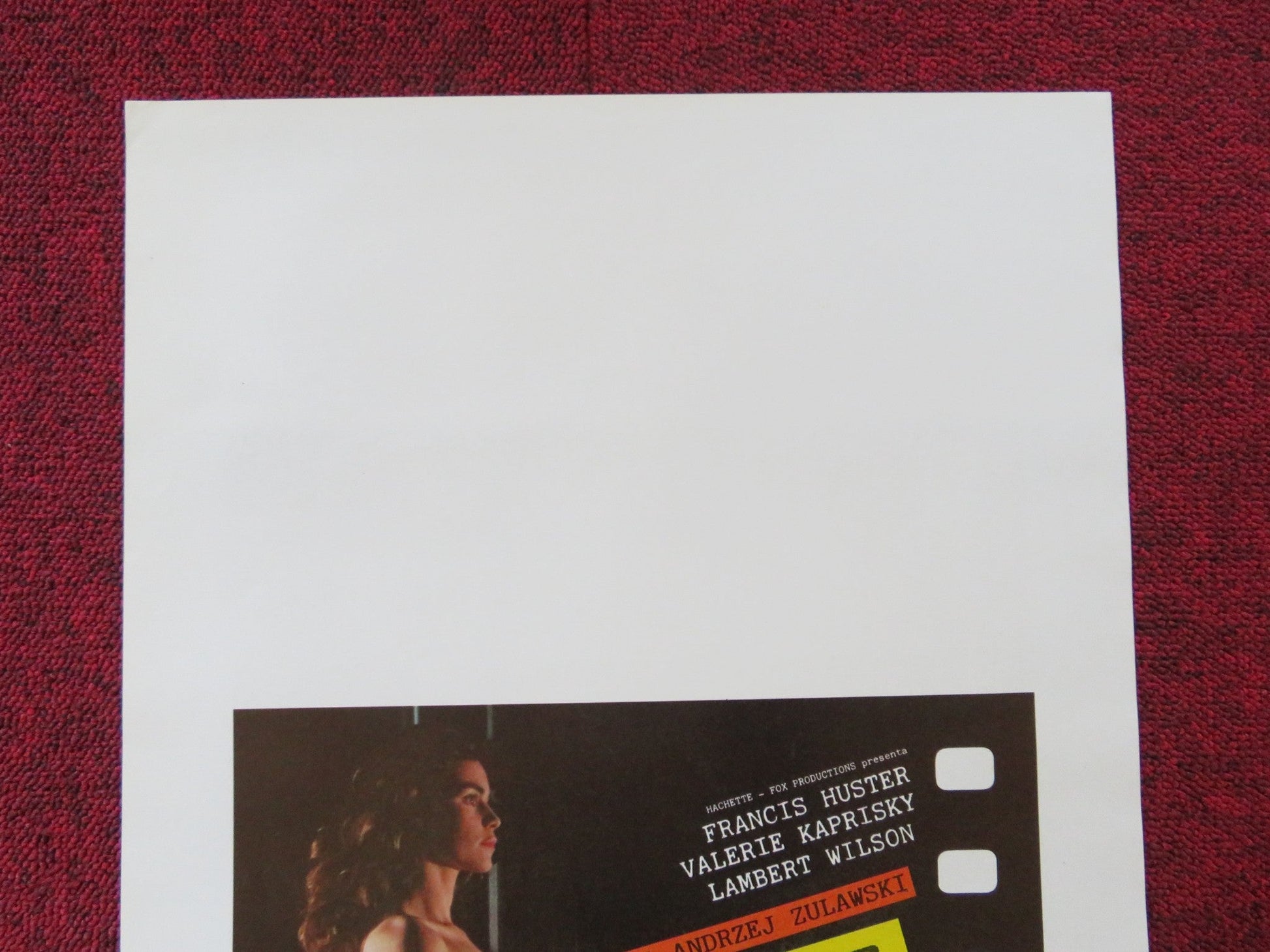 THE PUBLIC WOMAN ITALIAN LOCANDINA POSTER FRANCIS HUSTER VALERIE KAPRISKY 1984 Rendezvous Cinema Movie posters