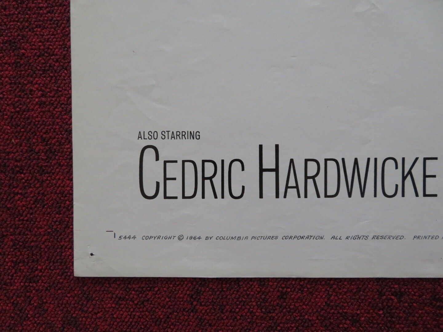 THE PUMPKIN EATER FOLDED US ONE SHEET POSTER WOODY ANNE BANCROFT PETER FINCH '64 Movie posters