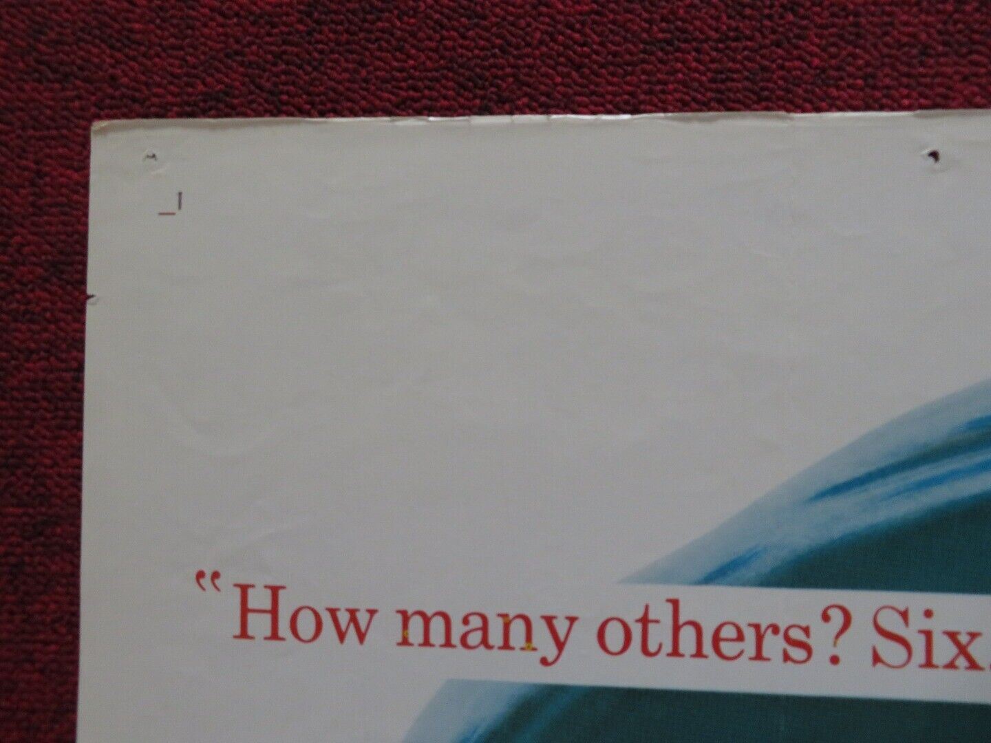 THE PUMPKIN EATER FOLDED US ONE SHEET POSTER WOODY ANNE BANCROFT PETER FINCH '64 Movie posters