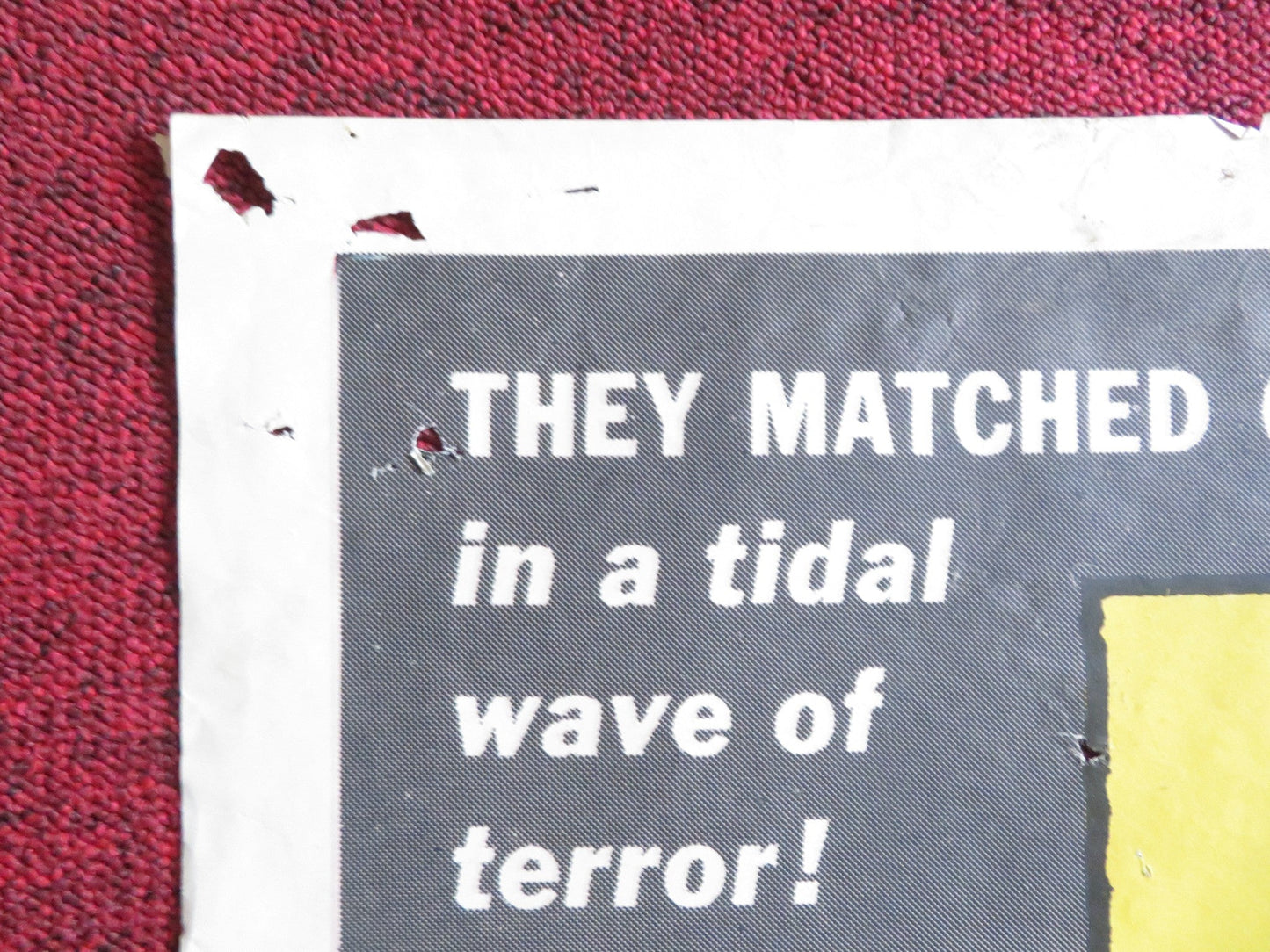 THE PURPLE GANG FOLDED US ONE SHEET POSTER BARRY SULLIVAN ROBERT BLAKE 1959 Rendezvous Cinema Movie posters